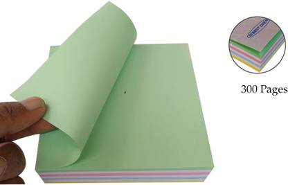 Accounts Recycle pad Mini Notepad 10 X 10 cm multi color 1-Part Notepad