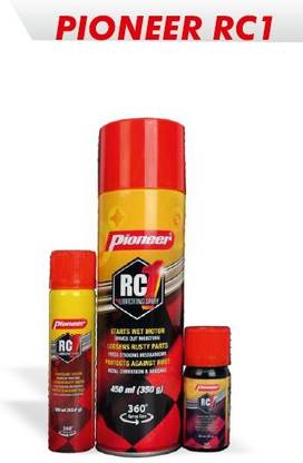 Pioneer RC 1 Lubricating Spray Corrosion and Rust Keep All Engines Working (Pack Of 5) RC 1 Lubricating Spray Protect and Rust Keep All Engines /Motor Working Conventional Engine Oil