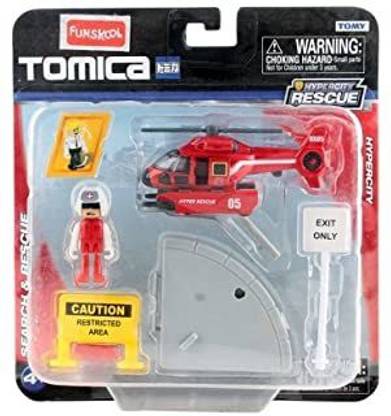 Tomica TOMY Search And Rescue - Hypercity Helicopter , RARE, COLLECTIBLE SET, TOY SET