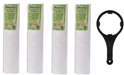 PUROSMART Pureit Spun filter 10inch,Sediment filter,candle filter,pack of 4pcs with wrench Solid Filter Cartridge