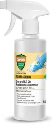 CORORID SD-20 Rapid Surface Disinfectant Spray Bottle 250 ML with IPA 70%