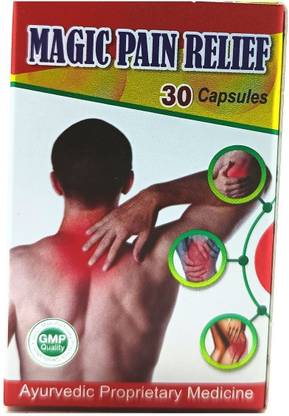 MAGIC PAIN RELIEF AYUVEDIC 30 CAPSULE FOR ALL TYPE PAIN RELIEF (PACK OF-2)