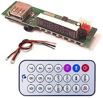 ERHIndia Bluetooth fm USB aux Card mp3 Stereo Audio Player decoder Module kit Car Stereo