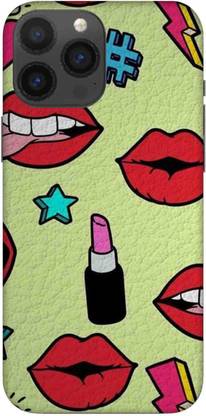 NDCOM Back Cover for iPhone 13 Pro Max Makeup Wallpaper Art Printed