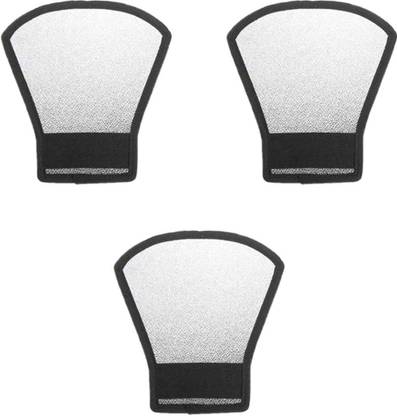 ALFASIYA Silver White Reflector for Camera Flash for Photography (Pack of 3) FLASH Diffuser