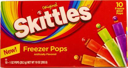 skittles 0 Freezer Pops (Imported), 284g