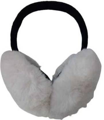 PINAKIN Trendy Fluffy Fur Ear Muff /warmer for Men Women & Kids ( Off White) Ear Muff