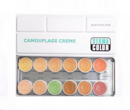 KRYOLAN Creme Base Palette (12 Multi-Shades)  Foundation