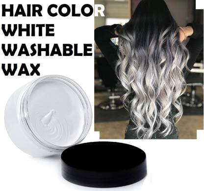 MYEONG Strong Hold And Volume For Highlights Hair Fashion Styling Colour Wax White , White