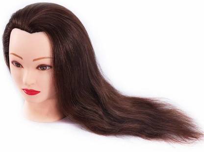 Foreign Holics Heat Resistance  Dummy for Practice Training Can Be Curled Hair Extension