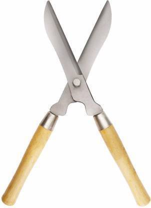promise u Plant Cutting Scissors for Gardening, Plant Cutting Hedge Shear Hedge Shear Wooden Handle Lawn or Grass Cutter Hedge Shear (15 cm) Hedge Shear