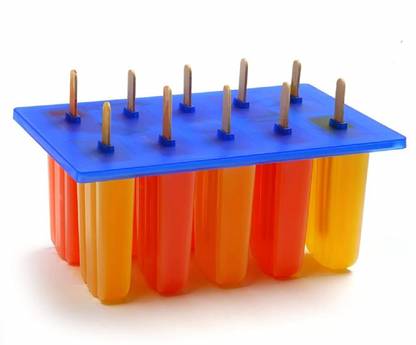 NORPRO Ice Pop Maker, Multicolor Multicolor Plastic Ice Cube Tray