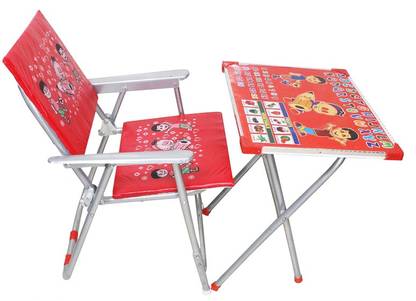 Ckone Global Best For Kids Cartoon Pattern Printed Foldable Study Table And Chair Set Boy Girl Age Recommendation 2 To 5 Year Old Metal Desk In India Ckone Global Best For Kids Cartoon, Best Table And Chair Set For 2 Year Old