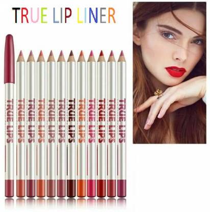 FELICECHIARA Lip Liner Pencil Set,12 Color Matt Smooth Waterproof lip pencil set