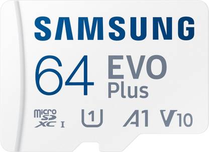 Samsung EVO Plus 64GB microSDXC Memory Card with Ada