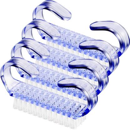 Fameza 4 Pieces Handle Nail Brush Nail Hand
