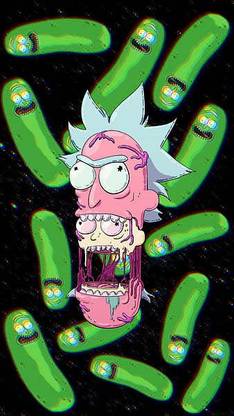 Rick And Morty Pepinillo Rick Animated Tv Series Matte Finish Poster Paper Print