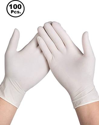 hobf HF-100PCS-LATEX-L Latex  Safety Gloves