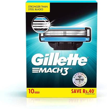Gillette Mach 3 cartridge pack of 10