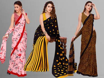 Printed Daily Wear Georgette Saree