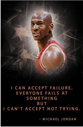 surmul 45.72 cm Michael Jordan Success As Basketball Player Wall Sticker Self Adhesive Sticker