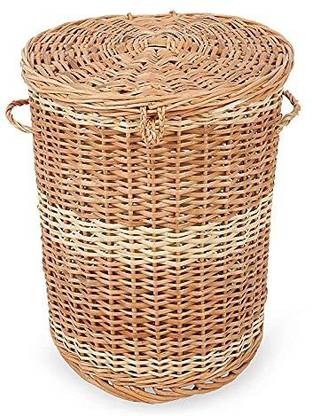 Rustic Rituals Jute Laundry Basket for Bathroom, Laundry Room with Lid | Laundry Basket Storage Basket