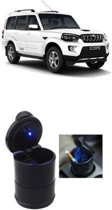 Etradezone Black Ash Tray For Mahindra Scorpio For all Cars Black Plastic Ashtray