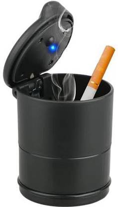 Etradezone Black Plastic Ashtray