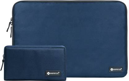 Shopoflux 16 Inch Laptop Sleeve Slip Case Cover Bag with Accessories Pouch Men Women Waterproof Laptop Sleeve/Cover