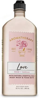 Bath and Body Works Aromatherapy LOVE - ROSE + VANILLA