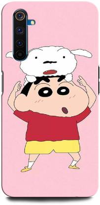 INTELLIZE Back Cover for Realme 6 Pro SHINCHAN, CARTOON. FUNNY, CUTE, SHINCHAN CAT, CRAYON SHINCHAN