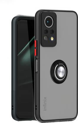 LILLIPUT Back Cover for Infinix Note 11s Matte Ring Smoke