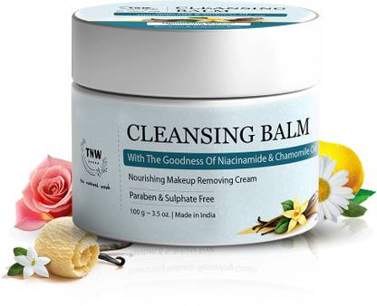 TNW - The Natural Wash Cleansing Balm with The Goodness of Niacinamide & Chamomile Oil | (100g) Face Wash