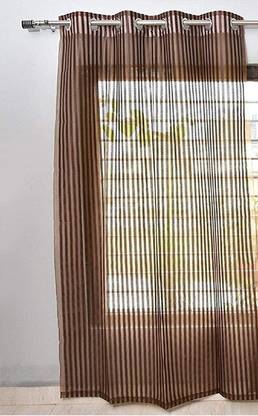 THDE 152.4 cm (5 ft) Net Semi Transparent Window Curtain Single Curtain