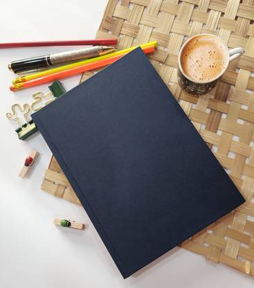 TORTUGA HARDBOUND Diary ,sketchbook, journal, ( NAVY BLUE) 120 GSM A5 Notebook UNRULED 152 Pages