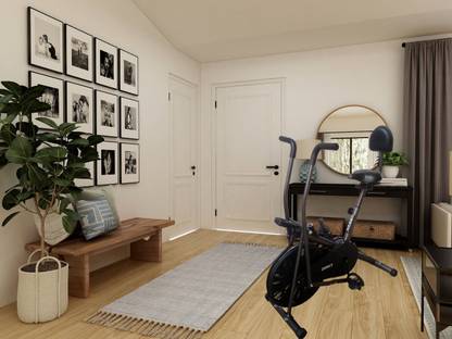 ZOREX ZF-201 Air Bike for Home Gym -Dual Action for Full Body Workout Dual-Action Stationary Exercise Bike