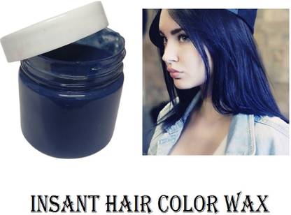 YAWI temporary Dye Royal Blue hair color wax for all types of hair , Royal Blue
