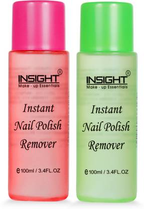 Insight Instant Nail Polish Remover (Apple & Lemon) 100ml Each