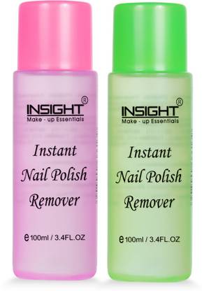Insight Instant Nail Polish Remover (Strawberry & Lemon) 100ml Each