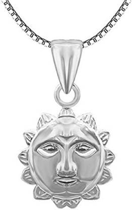 DHUNNA Jewellers Surya Pendant || 92.5 Sterling Silver Kids Locket Silver Pendant