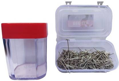 CLAPPERZZ Magnetic Pin Cushion for Storing Removing Paper Clip,pin Holder with pins Small Pin Clip Dispenser