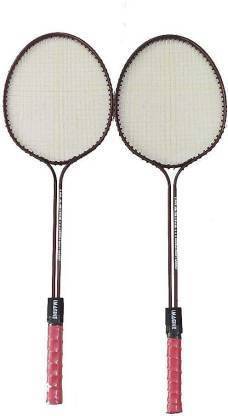 RS aluminium badminton racket pair Multicolor Strung Badminton Racquet