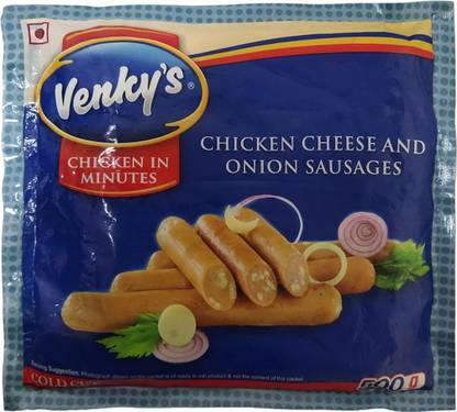 Venky's Chicken Cheese And Onion Sausages