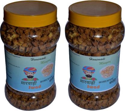 MARWADI SWAD Badi Handmade Bikaneri Moong Dal Mangodi (Non-Spicy, Sada Mangori) 800 g