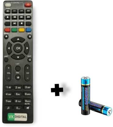 Remote VK Digital Vk digital set top box (DTH) Remote Controller