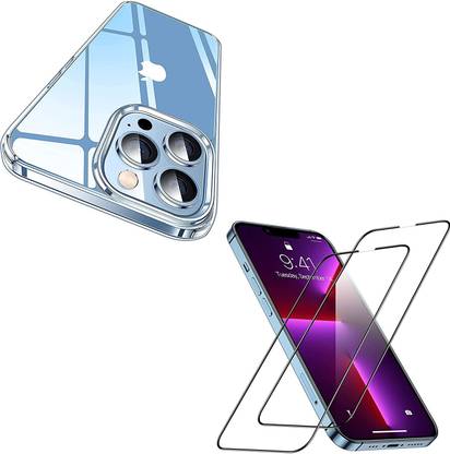 CASEKOO Front and Back Tempered Glass for iPhone 13 Pro Max