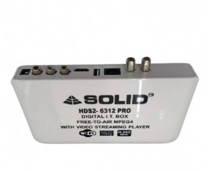 dilos SOLID HDS2-6312PRO H.265 HEVC DVB-S2 Full HD Set-Top Box ( NO MONTHLY CHARGE ) Media Streaming Device