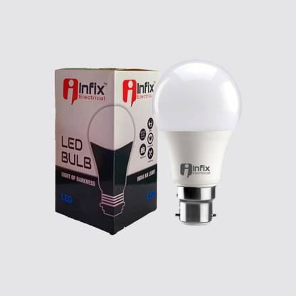 Infix Electrical 7 W Basic Round B22 LED Bulb