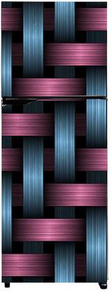 Nirantara Enterprises 160 cm Creative color background and front star desing For Fridge sticker Self Adhesive Sticker
