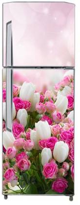 KgnDesigns 160 cm fridge sticker Self Adhesive Sticker